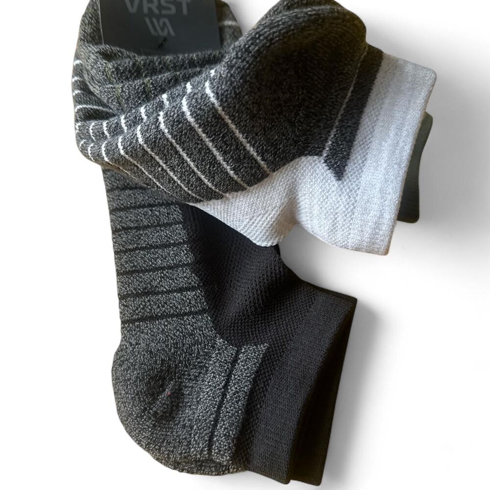VRST Men's Low Cut Ankle Socks 3 Pack